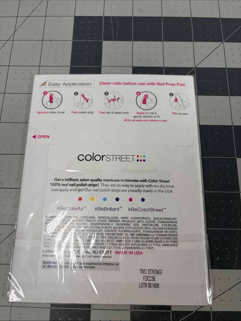 Color Street Nail Polish Strips Lot of 7 Glitter Solid & Pattern - Picture 11 of 15